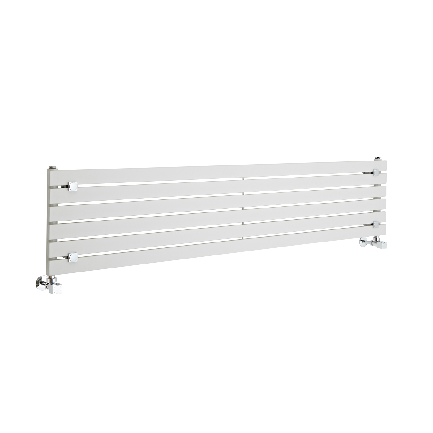 Radiador de Diseño Horizontal - Blanco - 354mm x 1600mm x 54mm - 773 Vatios - Sloane