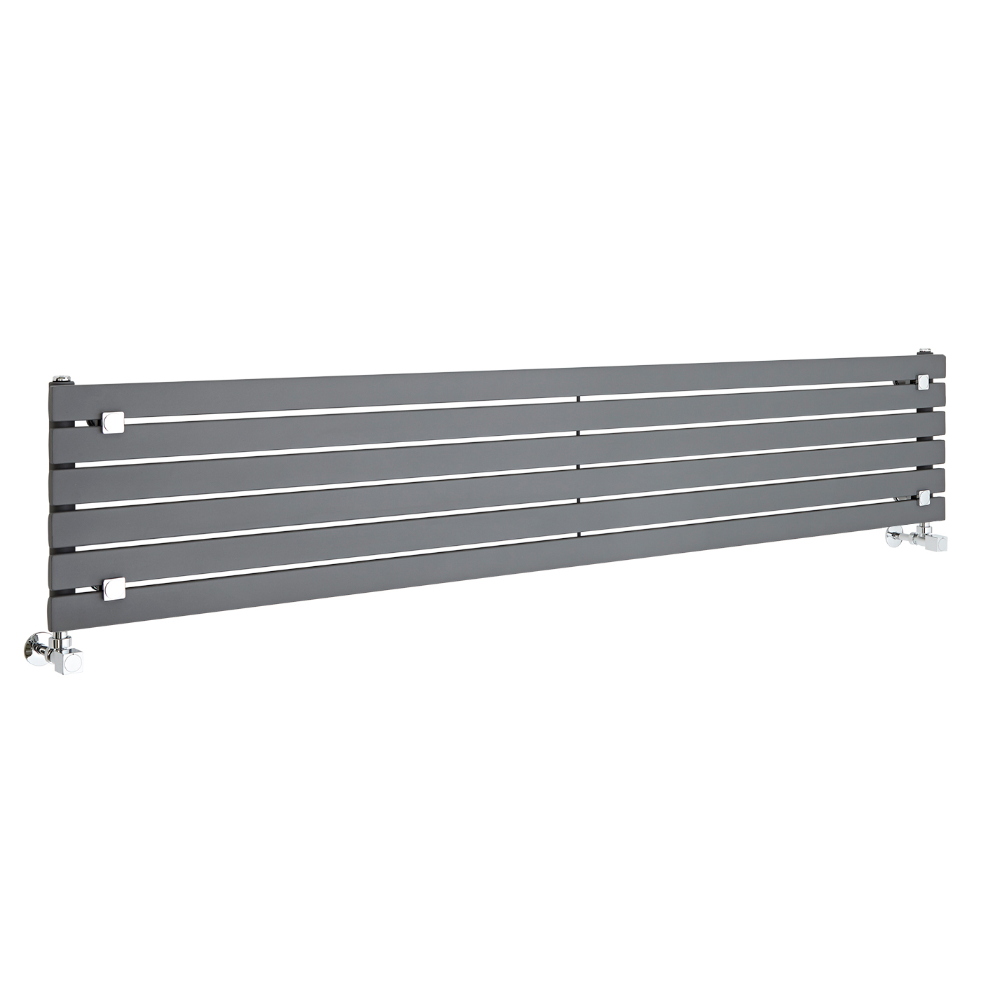 Radiador de Diseño Horizontal - Antracita - 354mm x 1780mm x 54mm - 820 Vatios - Sloane