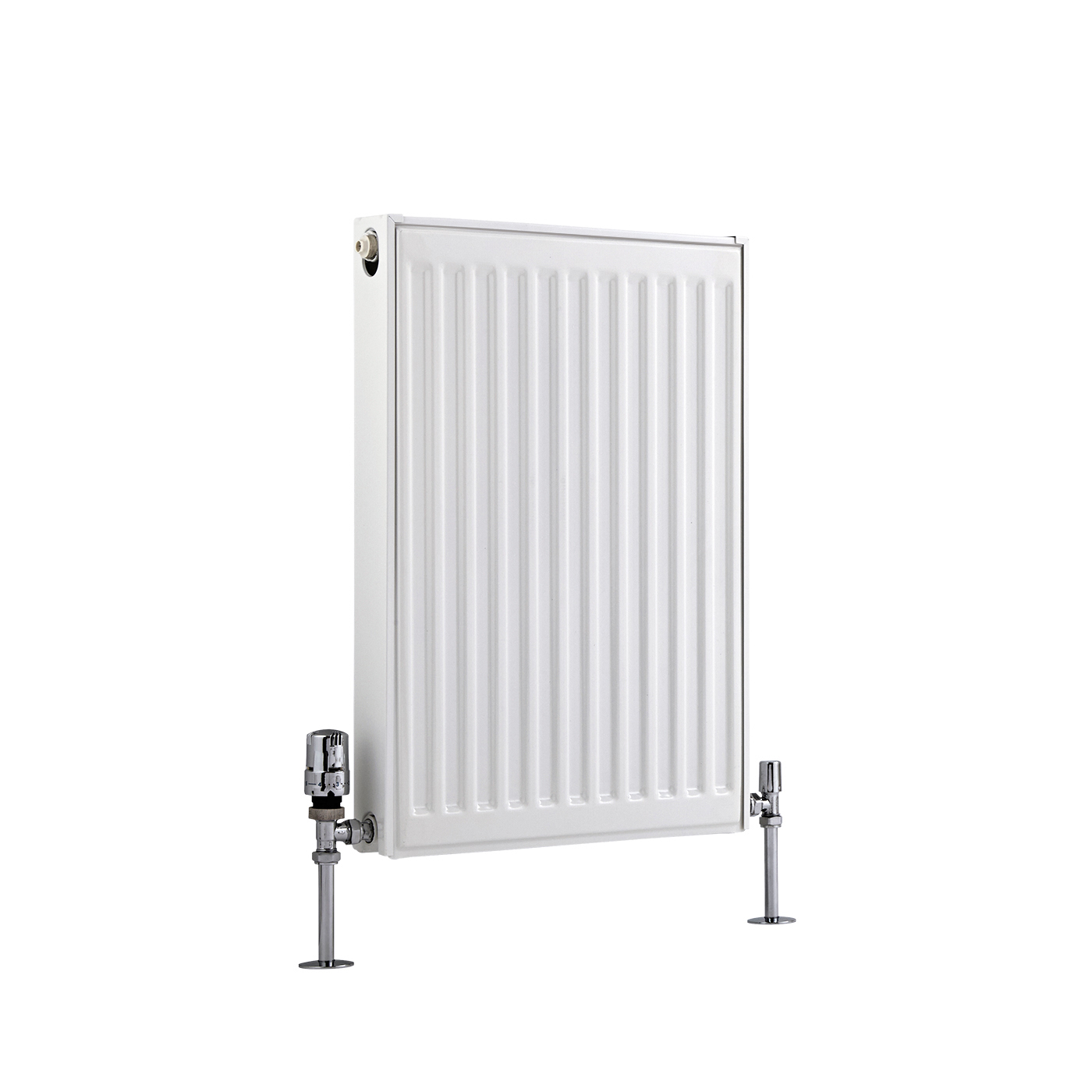 Radiador Convector Horizontal con Panel Doble Plus - Blanco - 600mm x 400mm x 73mm - 679 Vatios - Eco