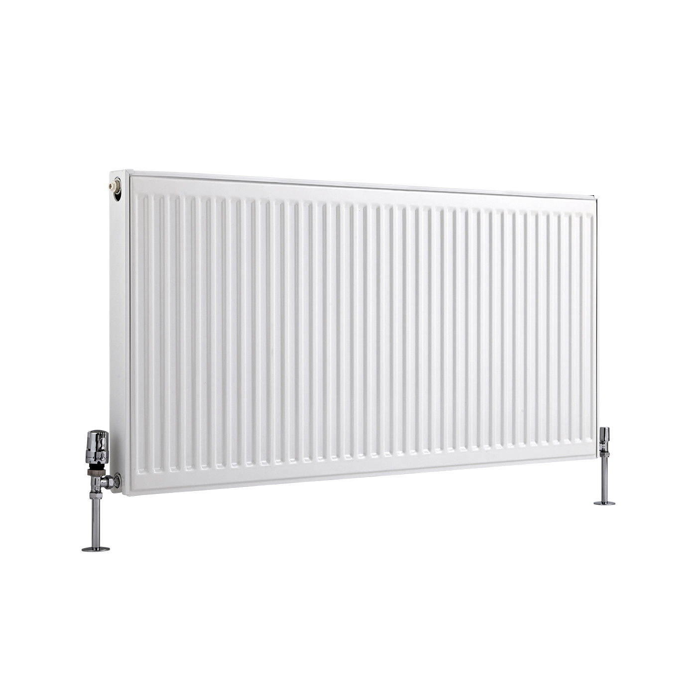 Radiador Convector Horizontal con Panel Doble Plus - Blanco - 600mm x 1200mm x 73mm - 2038 Vatios - Eco