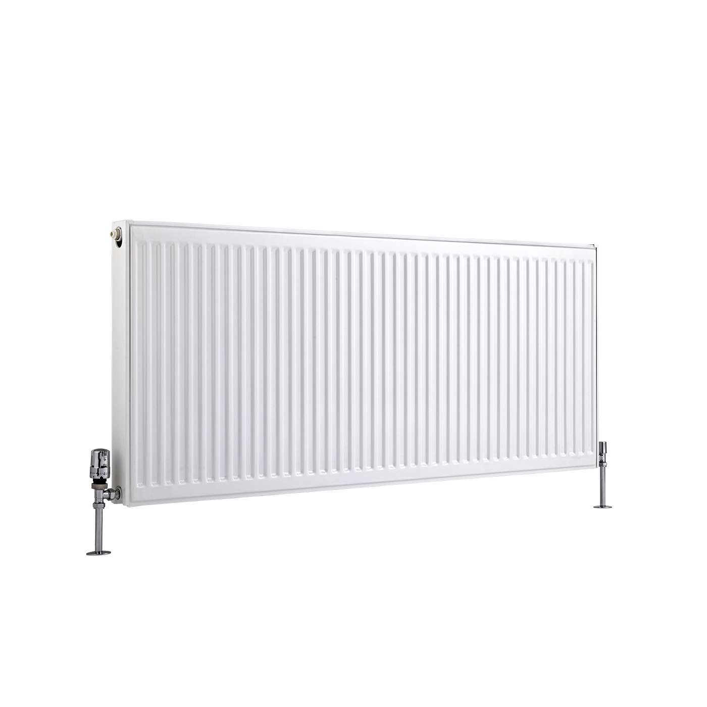 Radiador Convector Horizontal con Panel Doble Plus - Blanco - 600mm x 1400mm x 73mm - 2378 Vatios - Eco