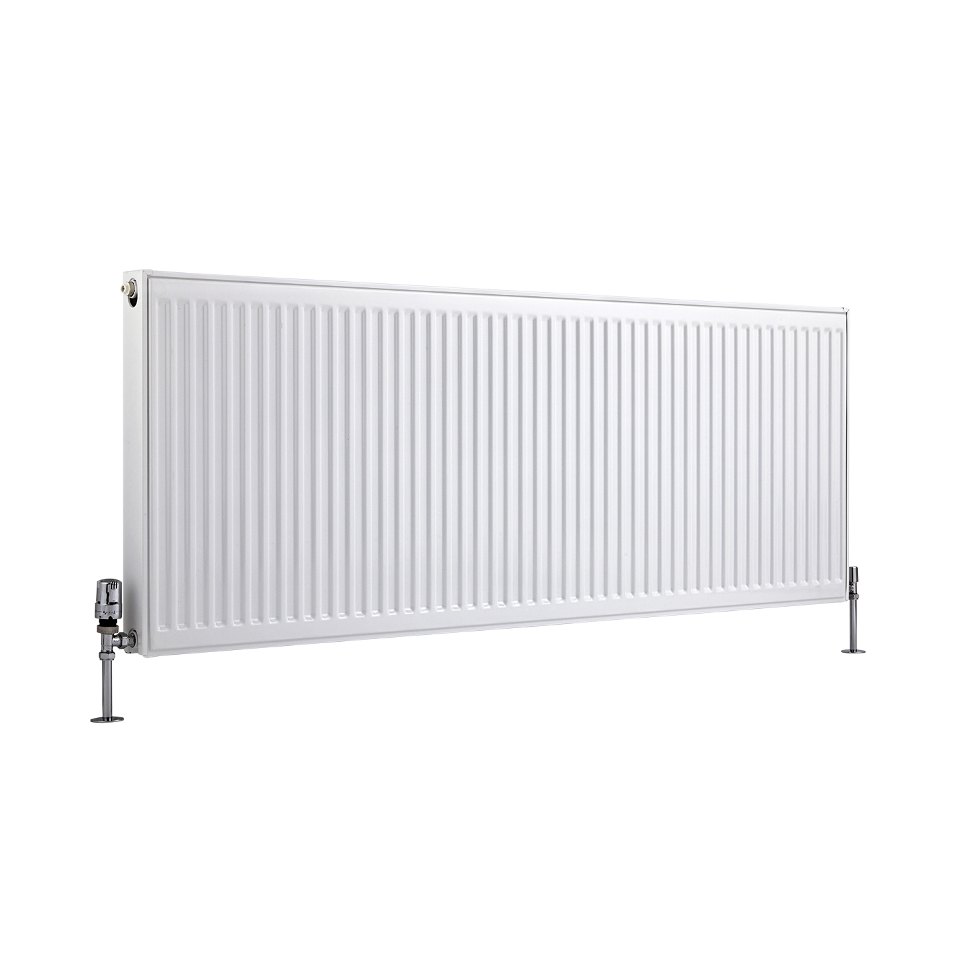 Radiador Convector Horizontal con Panel Doble Plus - Blanco - 600mm x 1600mm x 73mm - 2718 Vatios - Eco