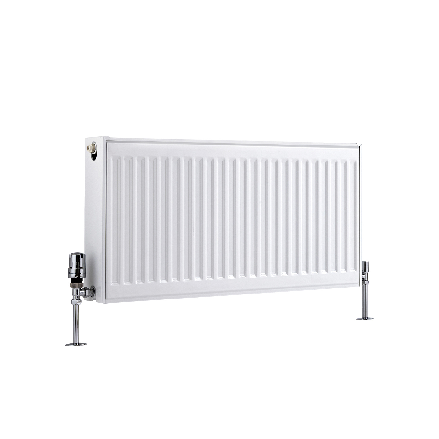 Radiador Convector Horizontal Doble - Blanco - 400mm x 800mm x 103mm - 1172 Vatios - Eco