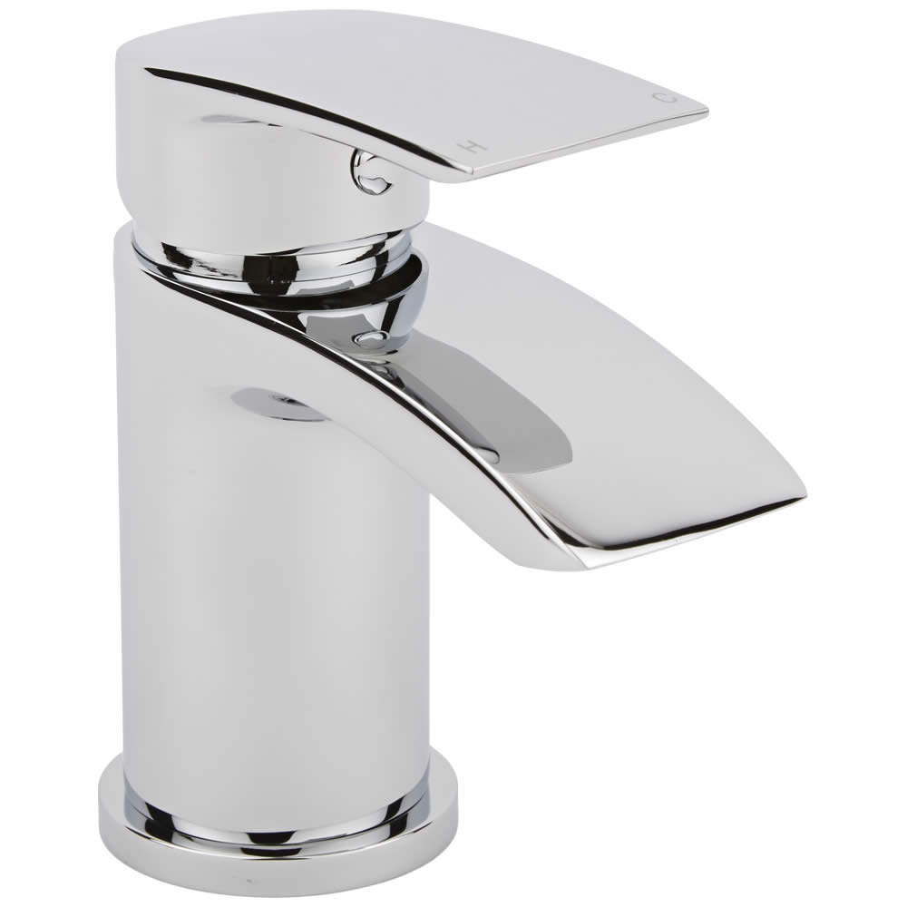 Mezclador de Lavabo Monoforo Monomando Ergonómico de Latón Cromado