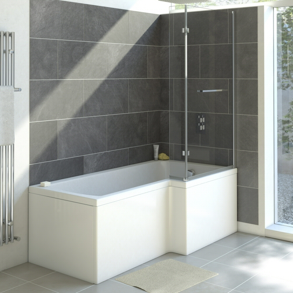 Bañera Angular Acrílica Versión Derecha 85x170cm