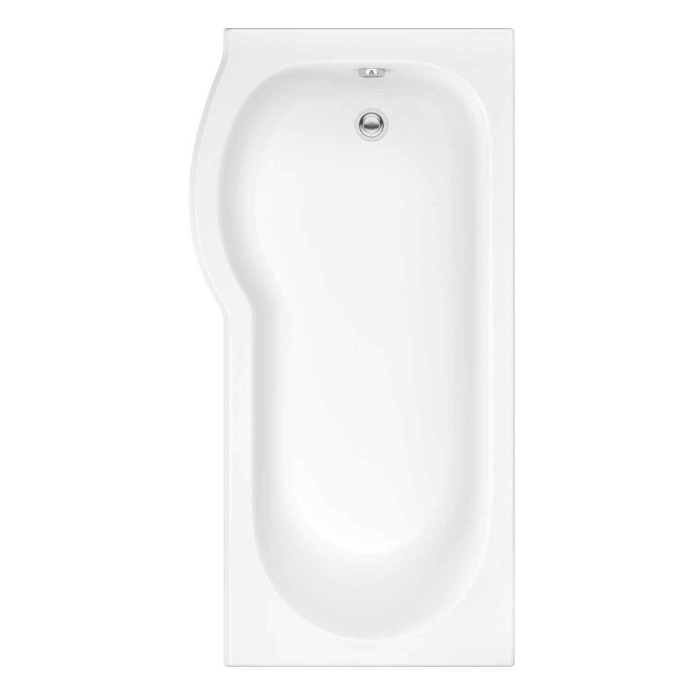 Bañera Asimétrica Angular Acrílica Versión Izquierda 85x167,5cm Completa con Faldones