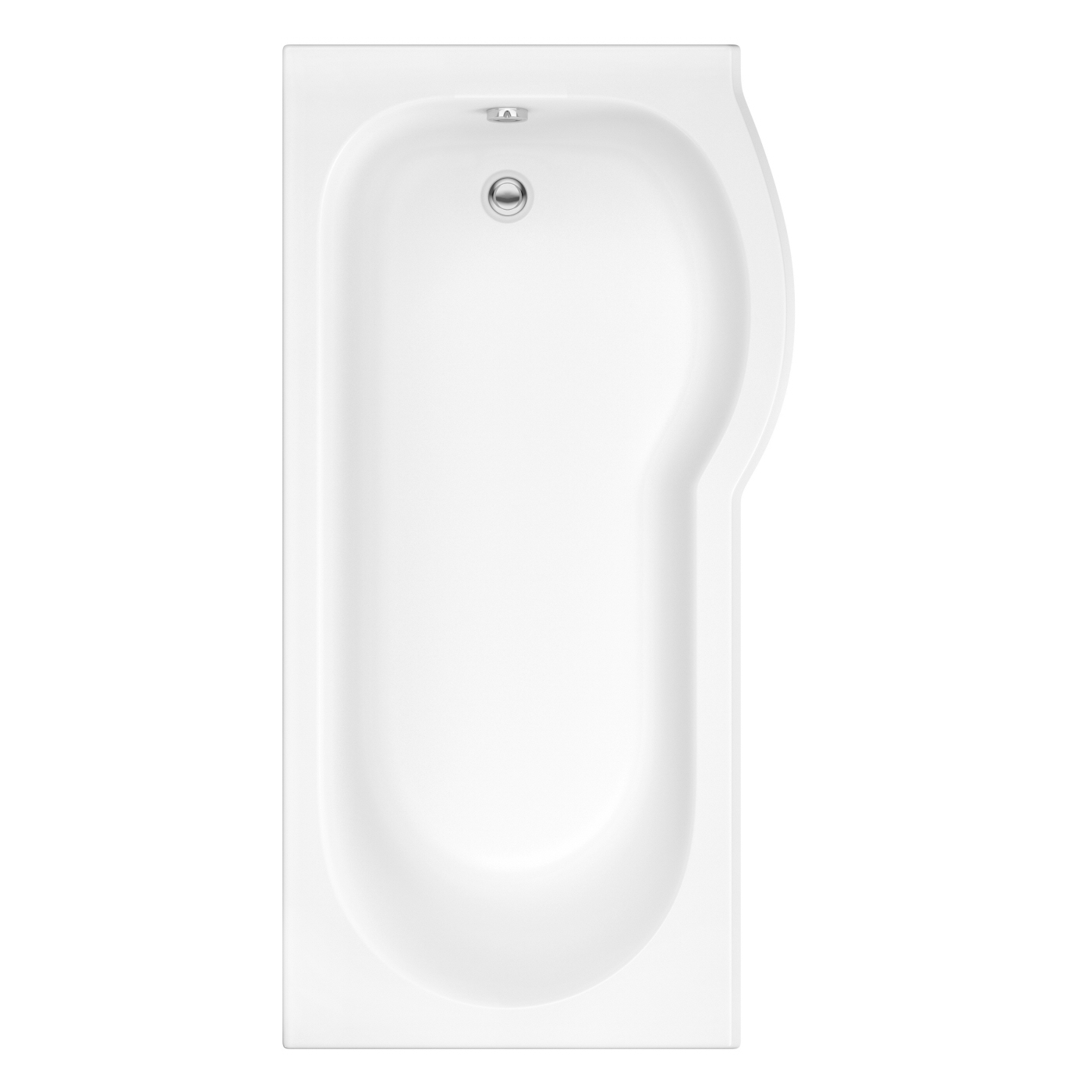 Bañera Asimétrica Angular Acrílica Versión Derecha 85x167,5cm Completa con Faldones