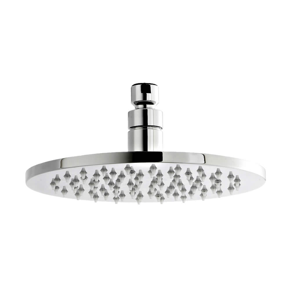 Alcachofa de Ducha LED Redonda Acero Inoxidable 200mm con Economizador de Agua - Eco