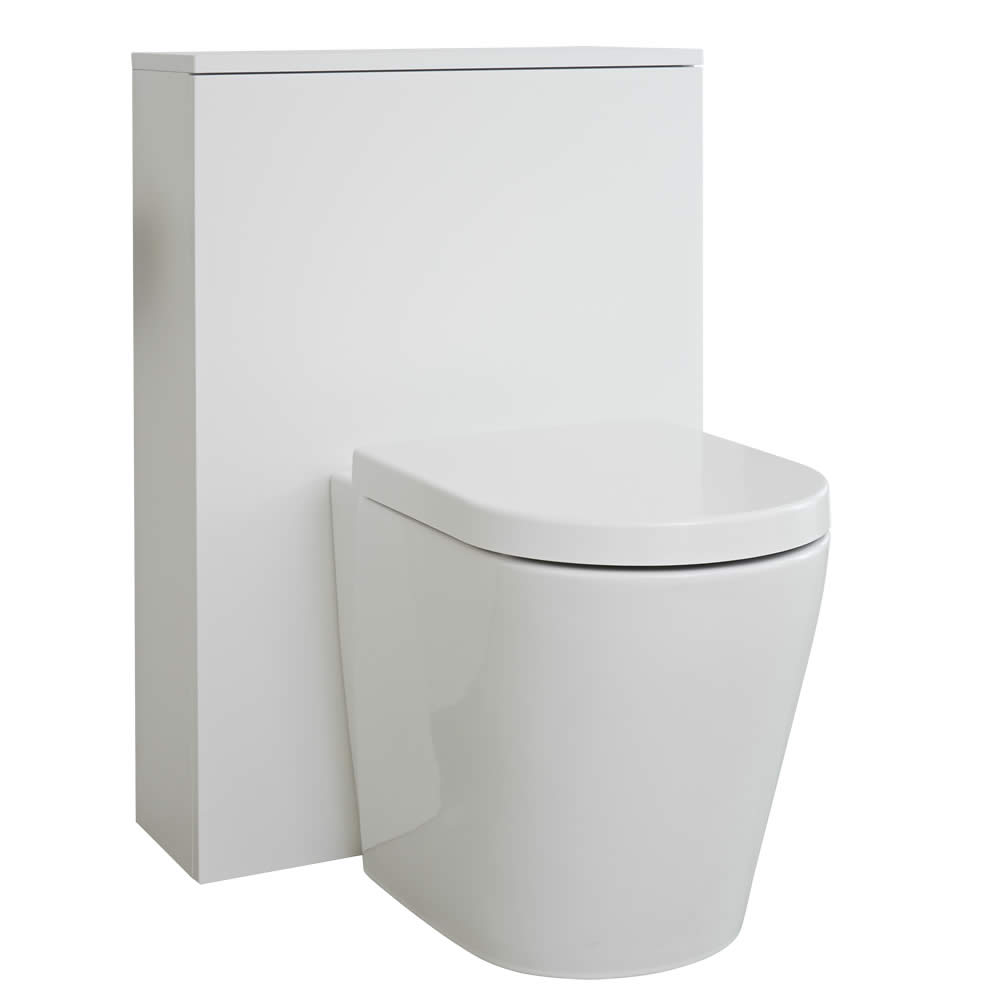 Mueble de Baño de 600mm Color Blanco Opaco para Inodoro - Newington