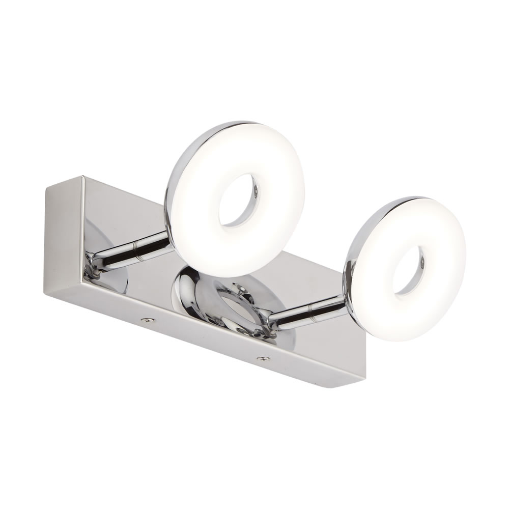 Biard Luminaria con 2 LED de Pared Redonda para Baño de 11W - Ciambella