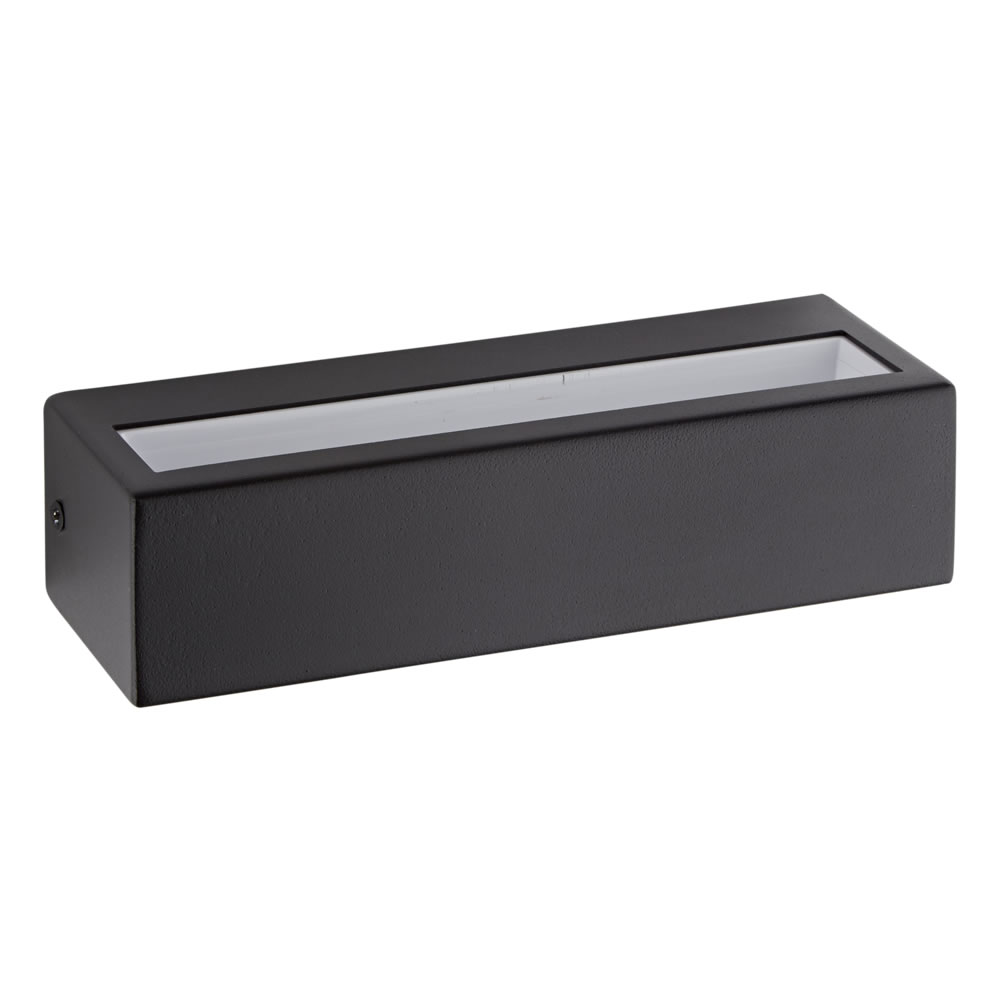 Biard Apliqué Exterior de Acero Inoxidable Negro con LED Integrado - Ternay