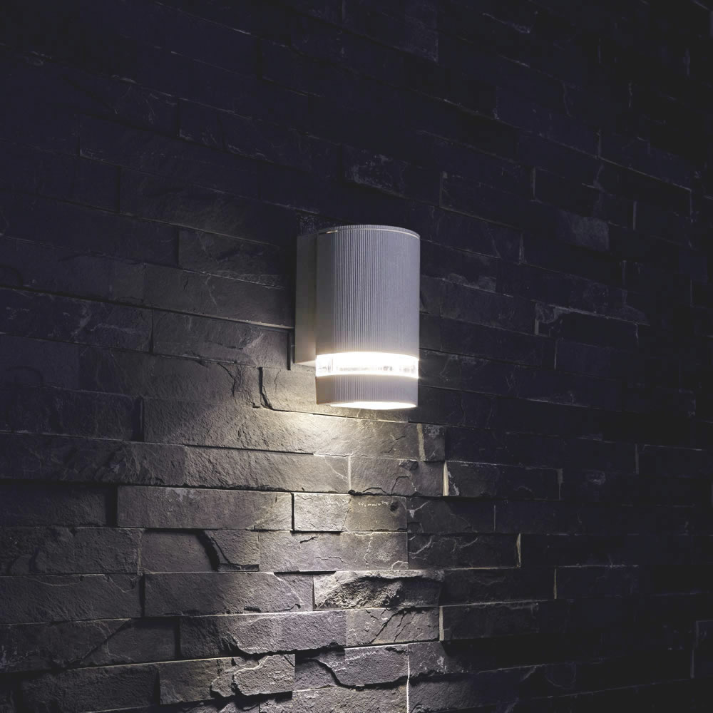 Biard Apliqué Oval para Pared Exterior de color Gris- Architect