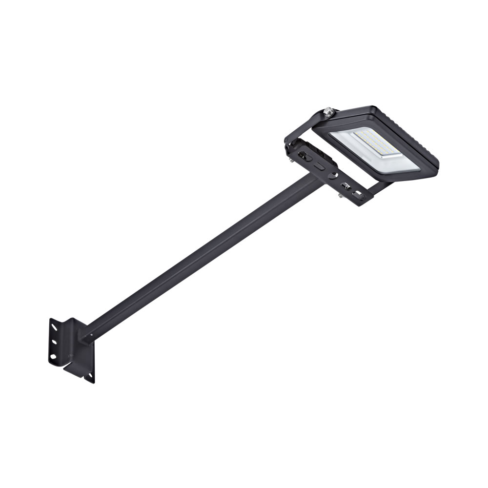 Kit Completo con Brazo Porta Foco Proyector LED de 0,5m y Foco LED de 10W IP65