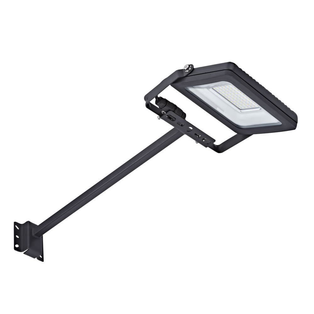 Kit Completo con Brazo Porta Foco Proyector LED de 0,5m y Foco LED de 30W IP65