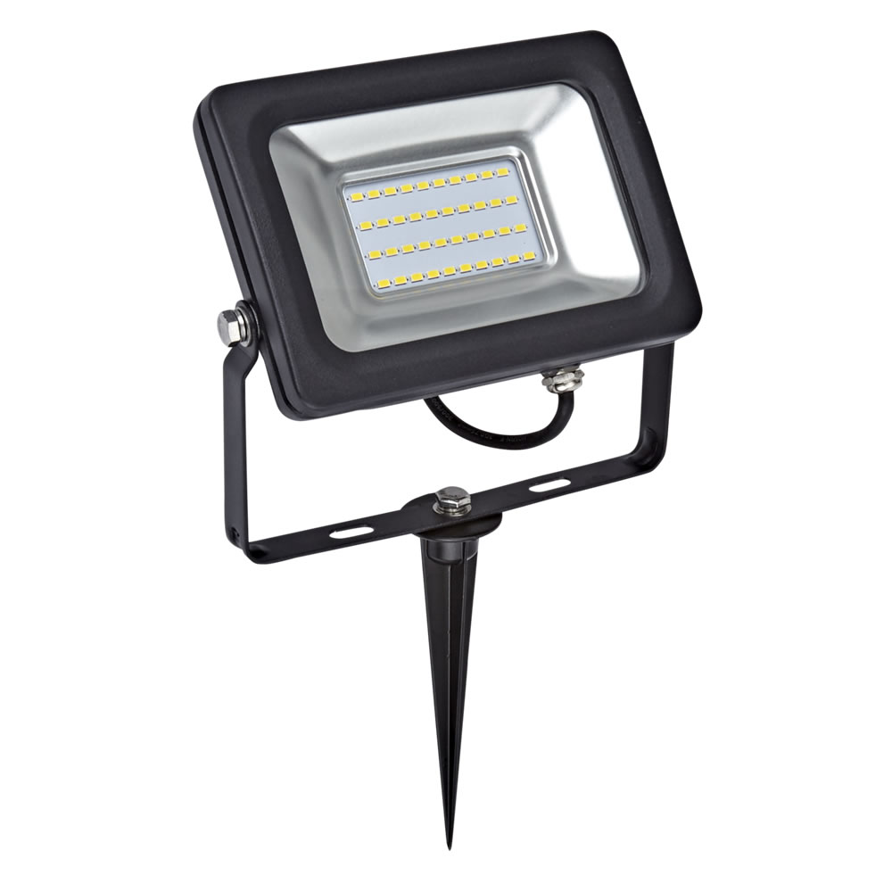 Conjunto para Exteriores con Estaca de Jardín para Foco Proyector Exterior de 20W