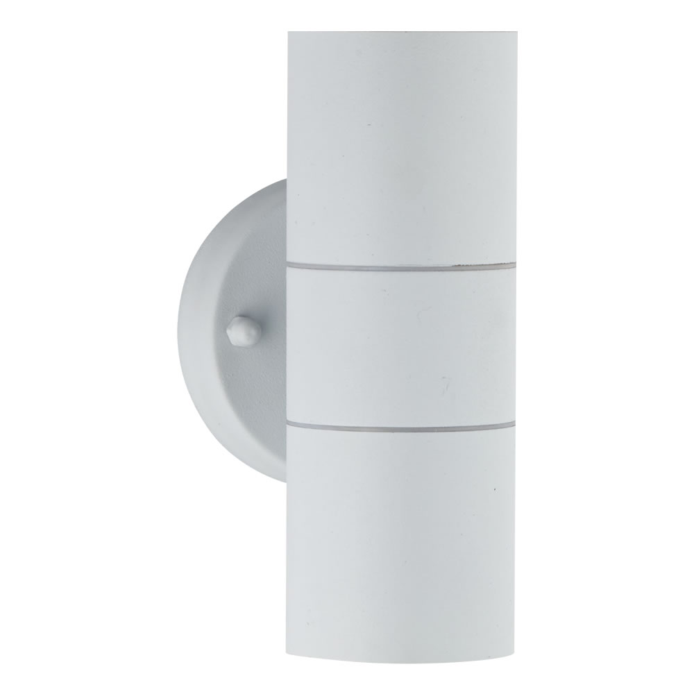 Biard Apliqué de Pared Exterior con Acabado de Color Blanco y Luz con 3 Opciones - Le Mans