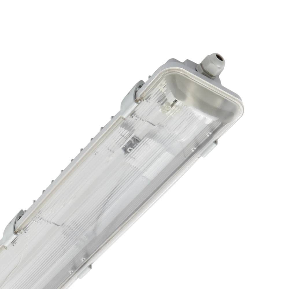 Regleta LED IP65 665 x 118 x 83mm para 2 Tubos