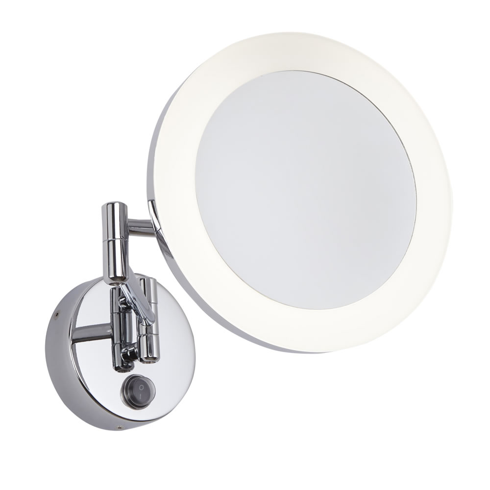 Biard Espejo Mural LED Redondo con Brazo para Cuarto de Baño - Monoun
