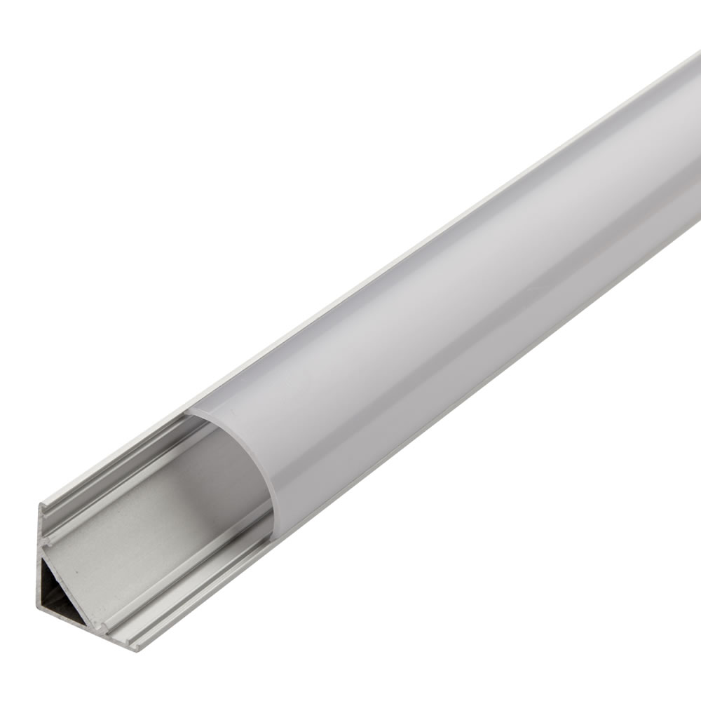 Biard Perfil de Superficie Angular para Tiras LED 100cm Forma de V