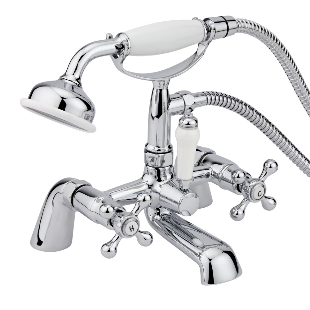 Grifería de Bañera con Ducha de Mano Grande - Derwent
