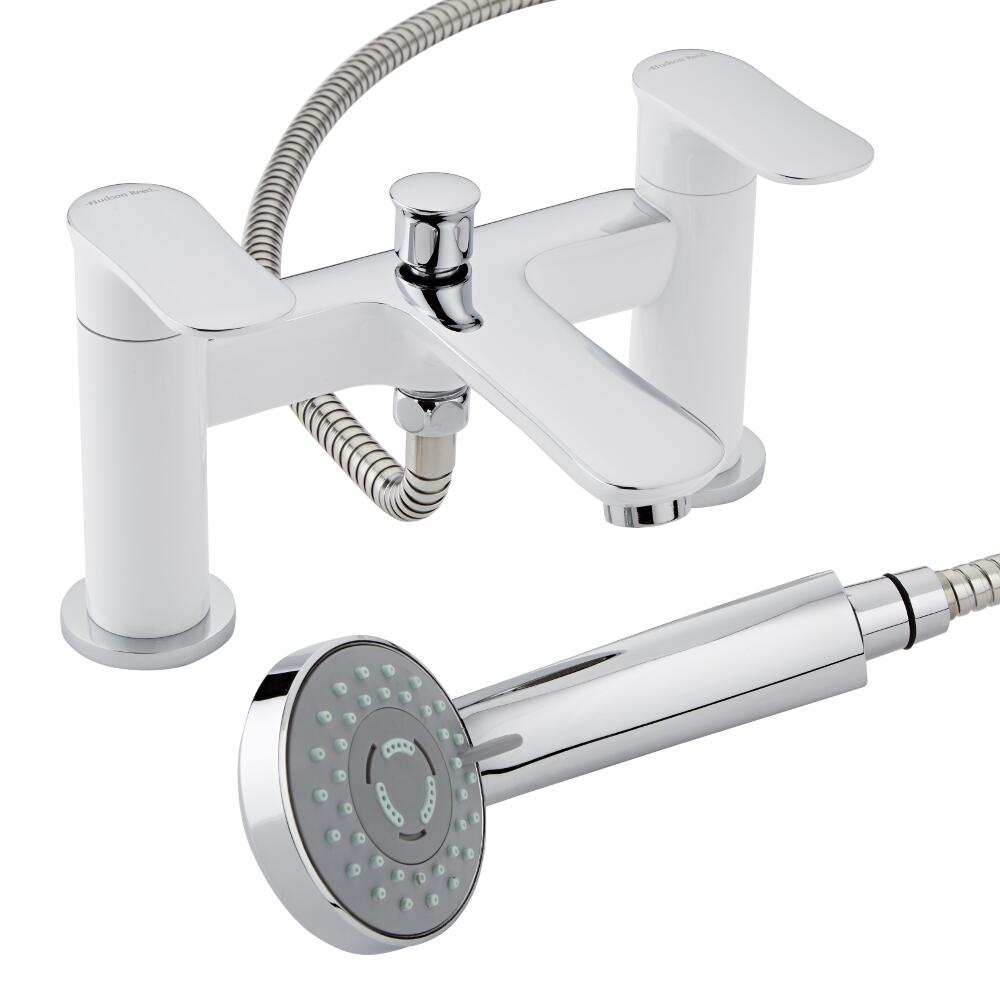 Grifo Mezclador Blanco para Lavabo