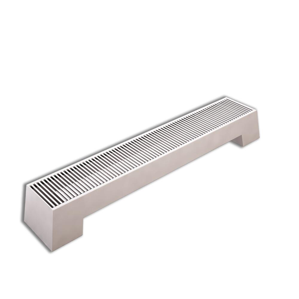 Radiador Convector Decorativo de Suelo Plinto - Blanco - Acero - 200mm x 1400mm x 296mm - 1146 Vatios - Adva