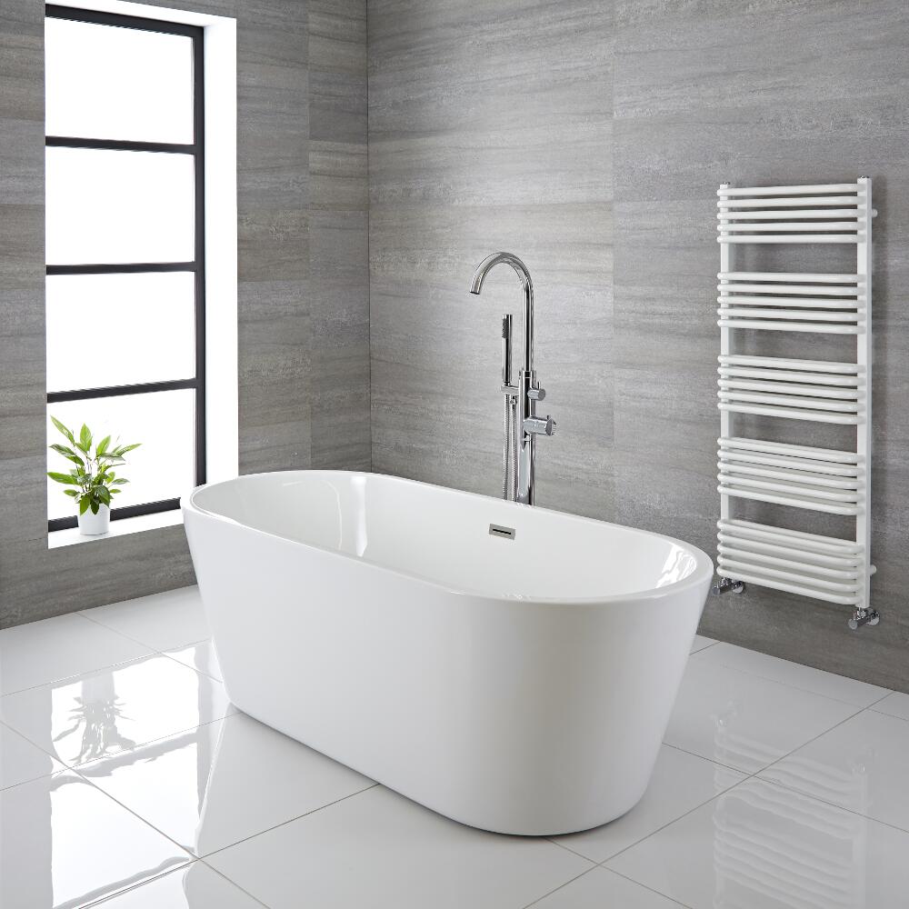 Bañera Exenta Oval Moderna 1695 x 750 x 590mm - Covelly