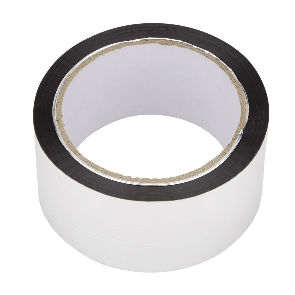 Cinta Adhesiva de Aluminio de 50m x 50mm Para Rollos Aislantes