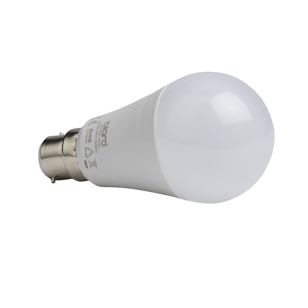 Biard Conjunto con 6 Bombillas LED B22 de 12W con Intensidad Luminosa No Regulable 60x119mm