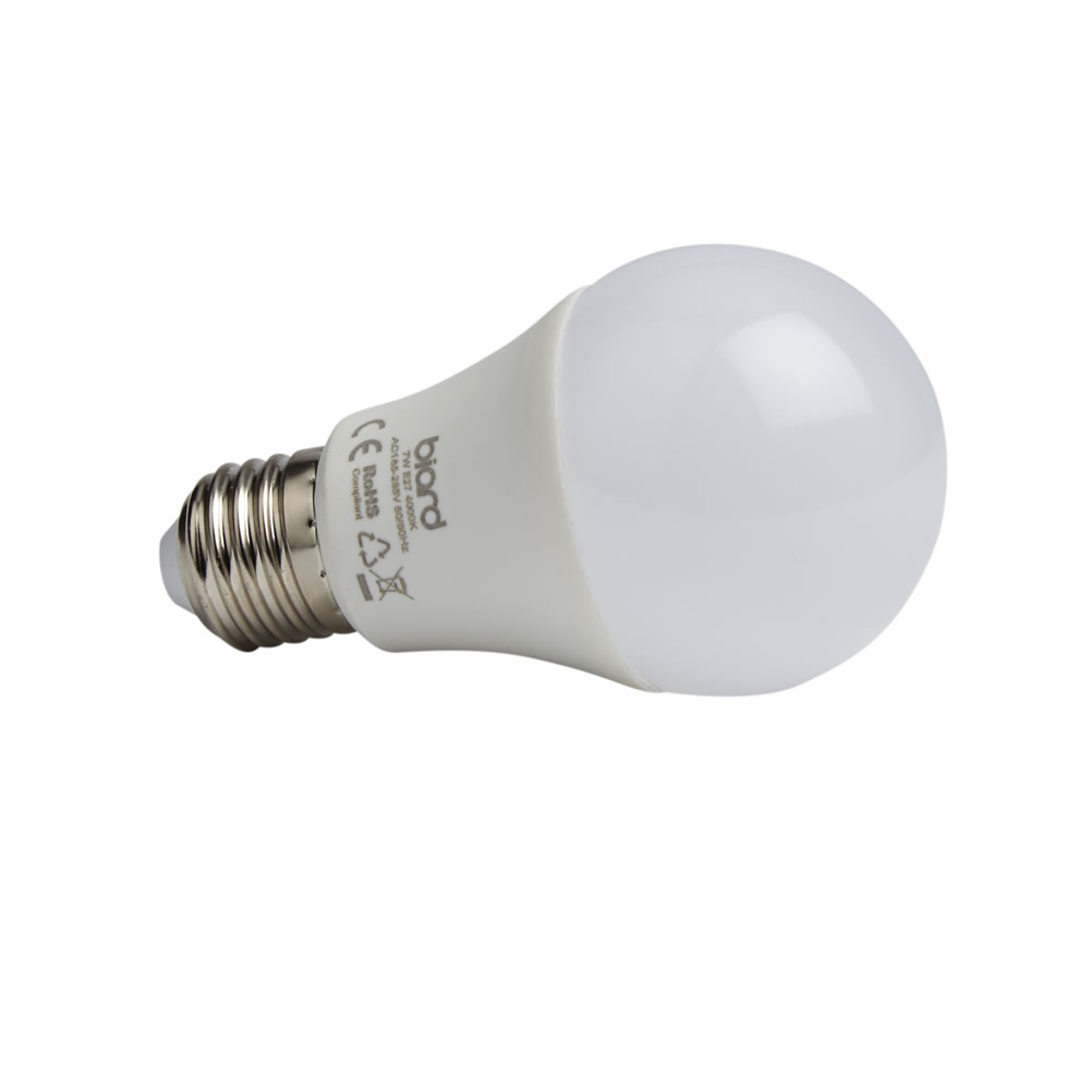 Biard Conjunto con 6 Bombillas LED E27 de 7W con Intensidad Luminosa Regulable