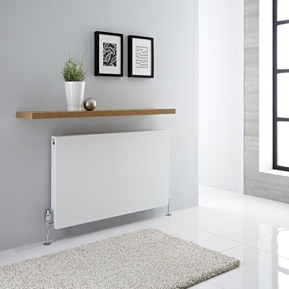 Radiador Convector Horizontal con Panel Doble Plus - Blanco - 600mm x 1000mm x 72,5mm - 1646 Vatios - Type 21