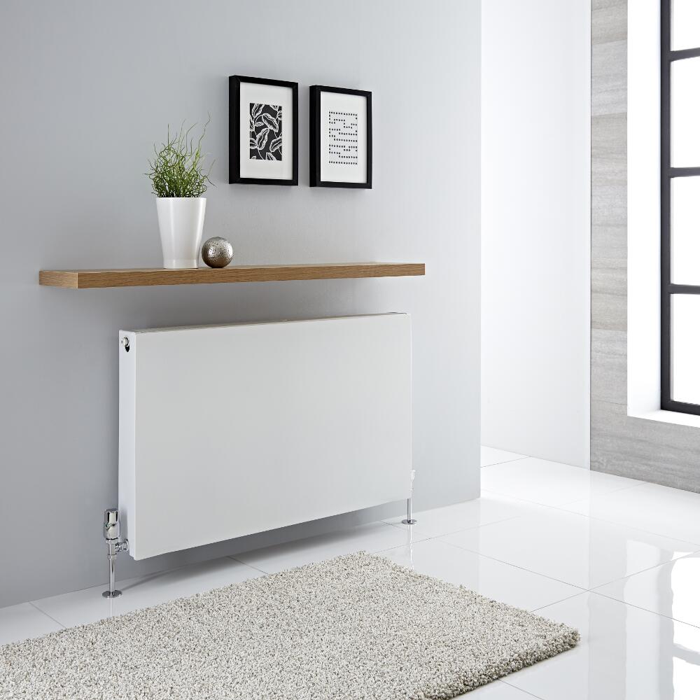 Radiador Convector Horizontal con Panel Doble - Blanco - 600mm x 1000mm x 103mm - 2165 Vatios - Type 22