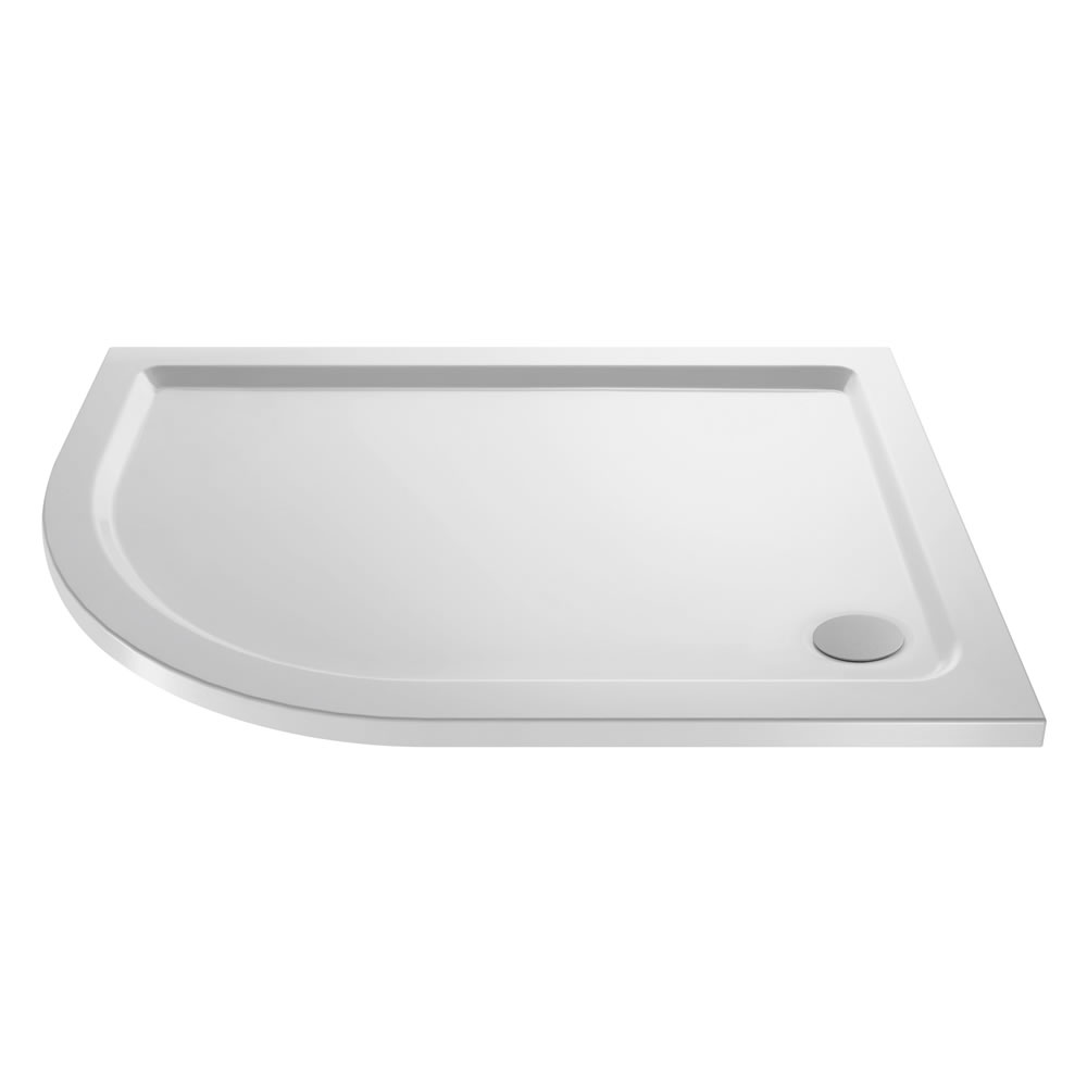 Plato de Ducha Angular de 1000x800mm Versión Izquierda