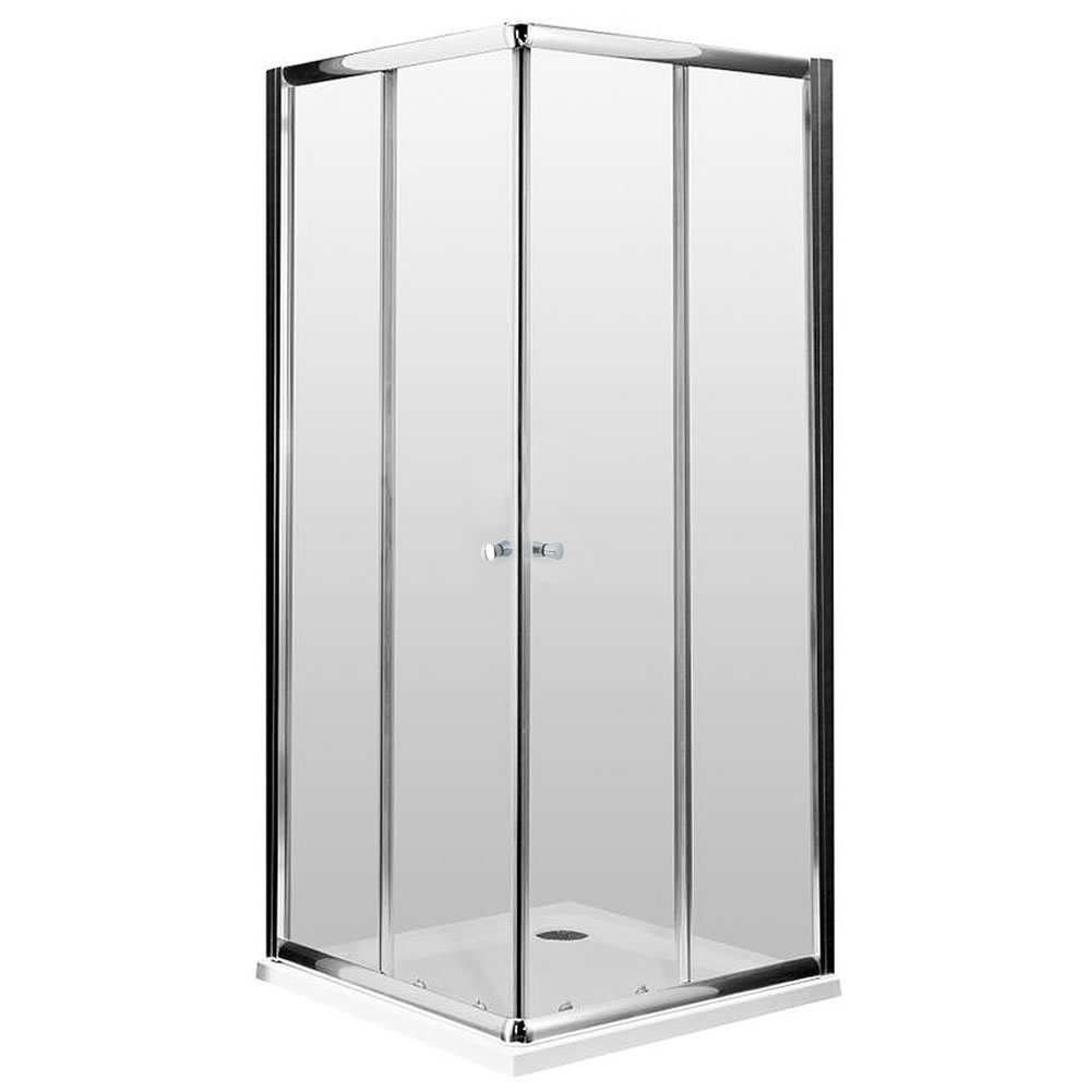 Mampara de Ducha Angular Cuadrada 800x800X1950 con Plato de Ducha - Hutton