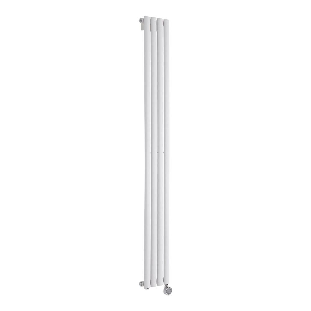 Radiador de Diseño Eléctrico Vertical - Blanco - 1780mm x 236mm x 56mm - Elemento Termostático de 600W - Revive