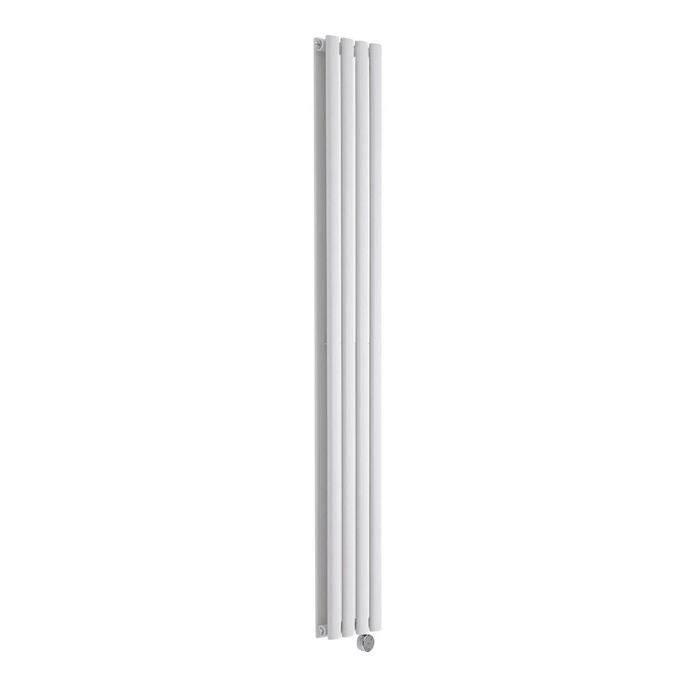 Radiador de Diseño Eléctrico Vertical Doble - Blanco - 1780mm x 236mm x 78mm - 1 Elemento de 1200W - Revive