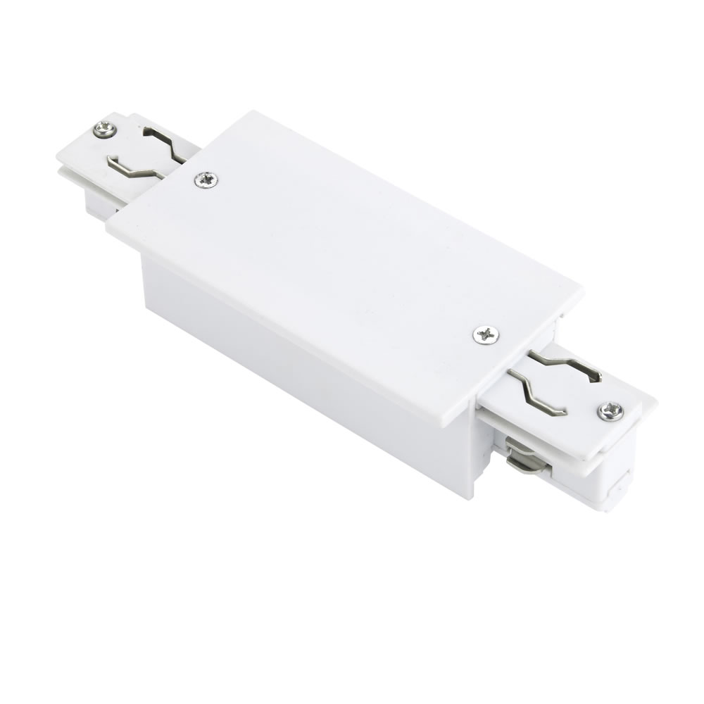 Conector de Alimentación Empotrable Para Sistemas de 3 Circuitos - Blanco