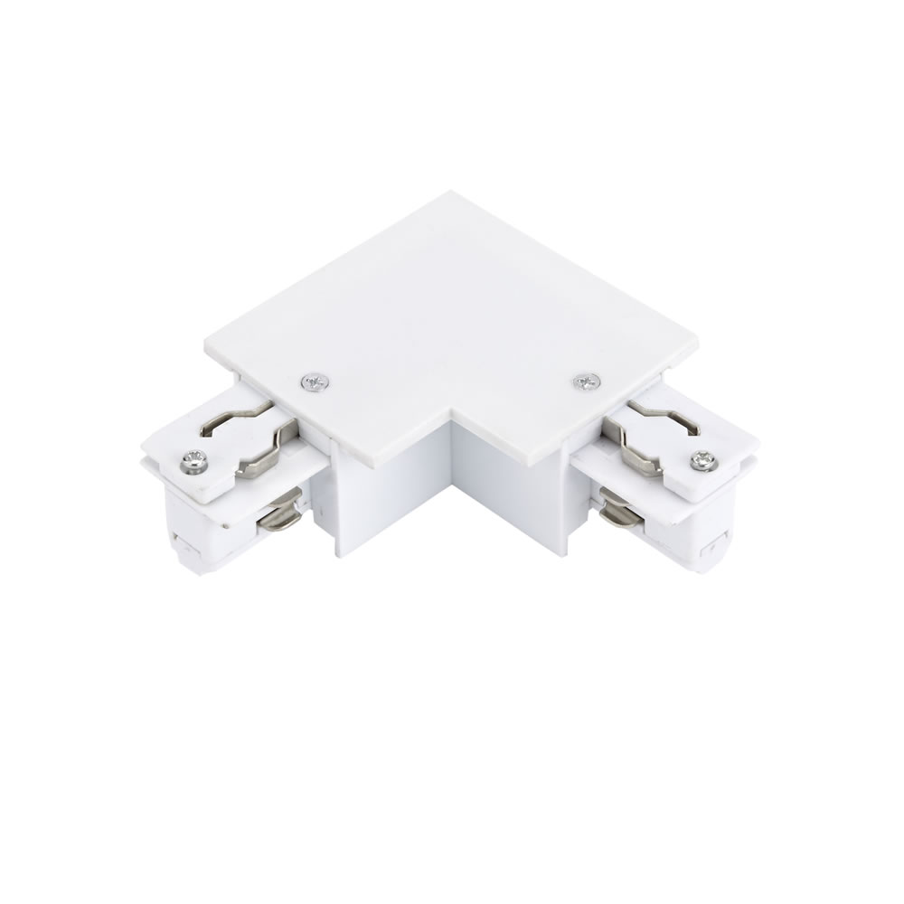 Biard Conector de Alimentación L Para Sistemas de 3 Circuitos - Blanco