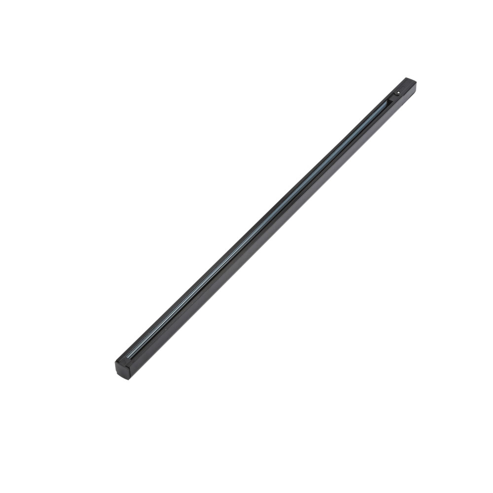 Carril LED de 1m Compatible Con Sistemas de 3 Circuitos - Negro