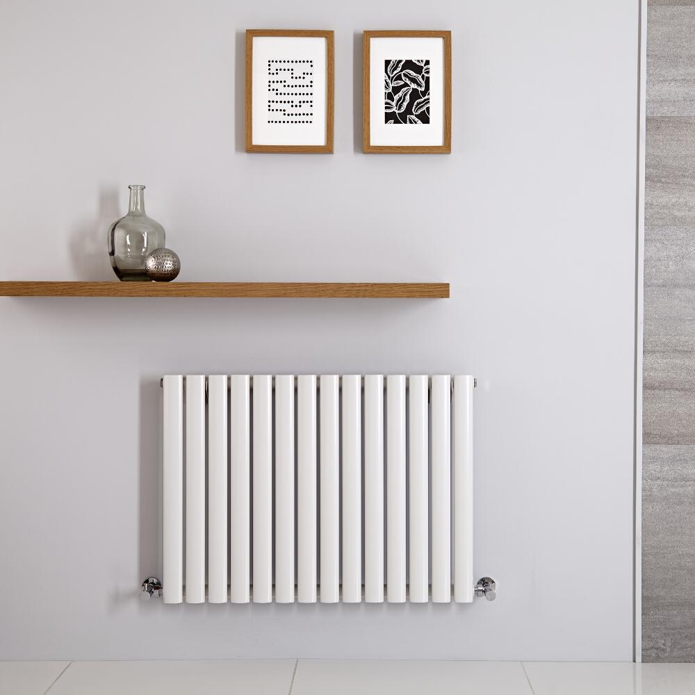 Radiador de Diseño Horizontal - Blanco - 600mm x 834mm x 56mm - 781 Vatios - Revive
