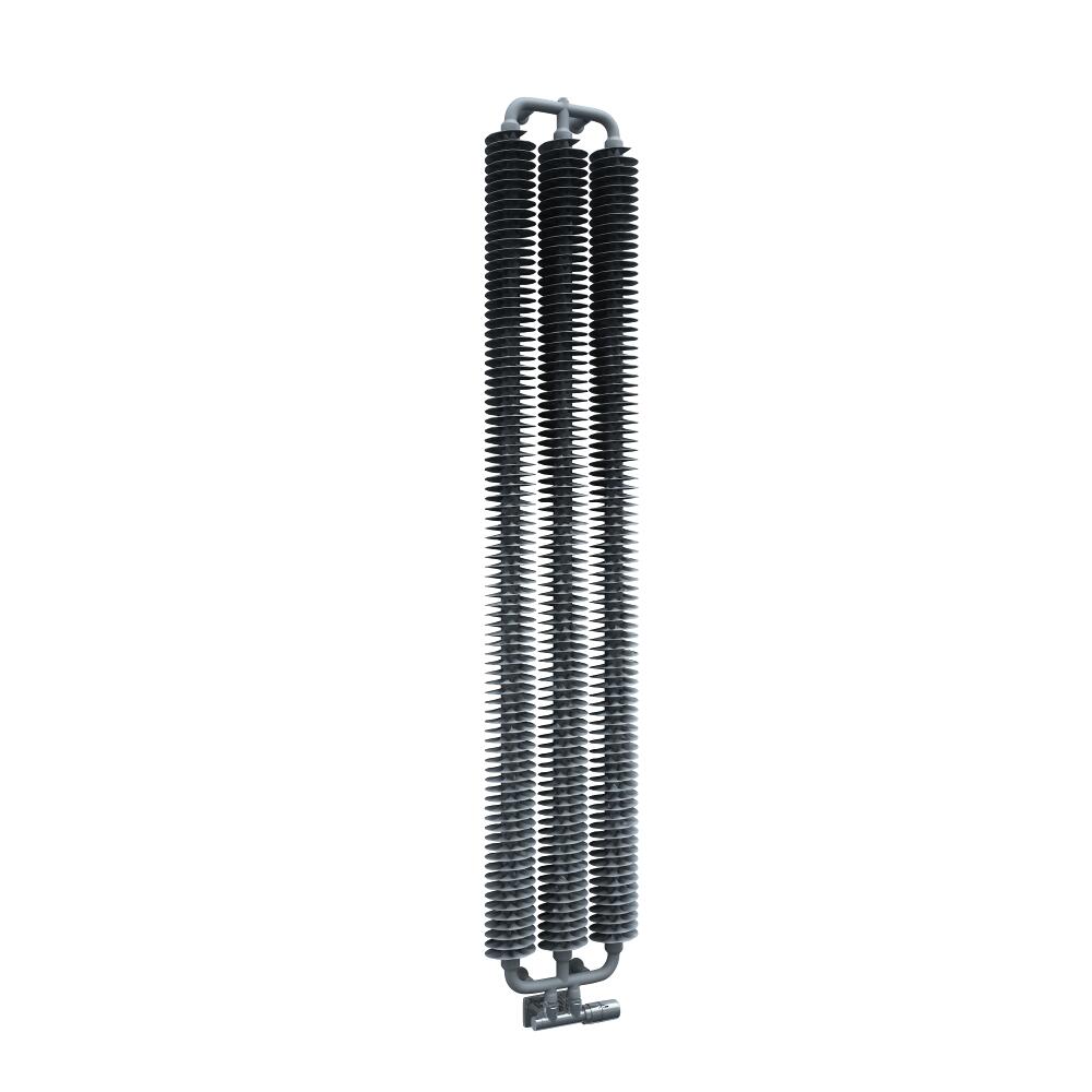 Radiador de Diseño Vertical Con Conexión Central - Plateado Opaco - 1720mm x 290mm x 90mm - 836 Vatios - Tatramm