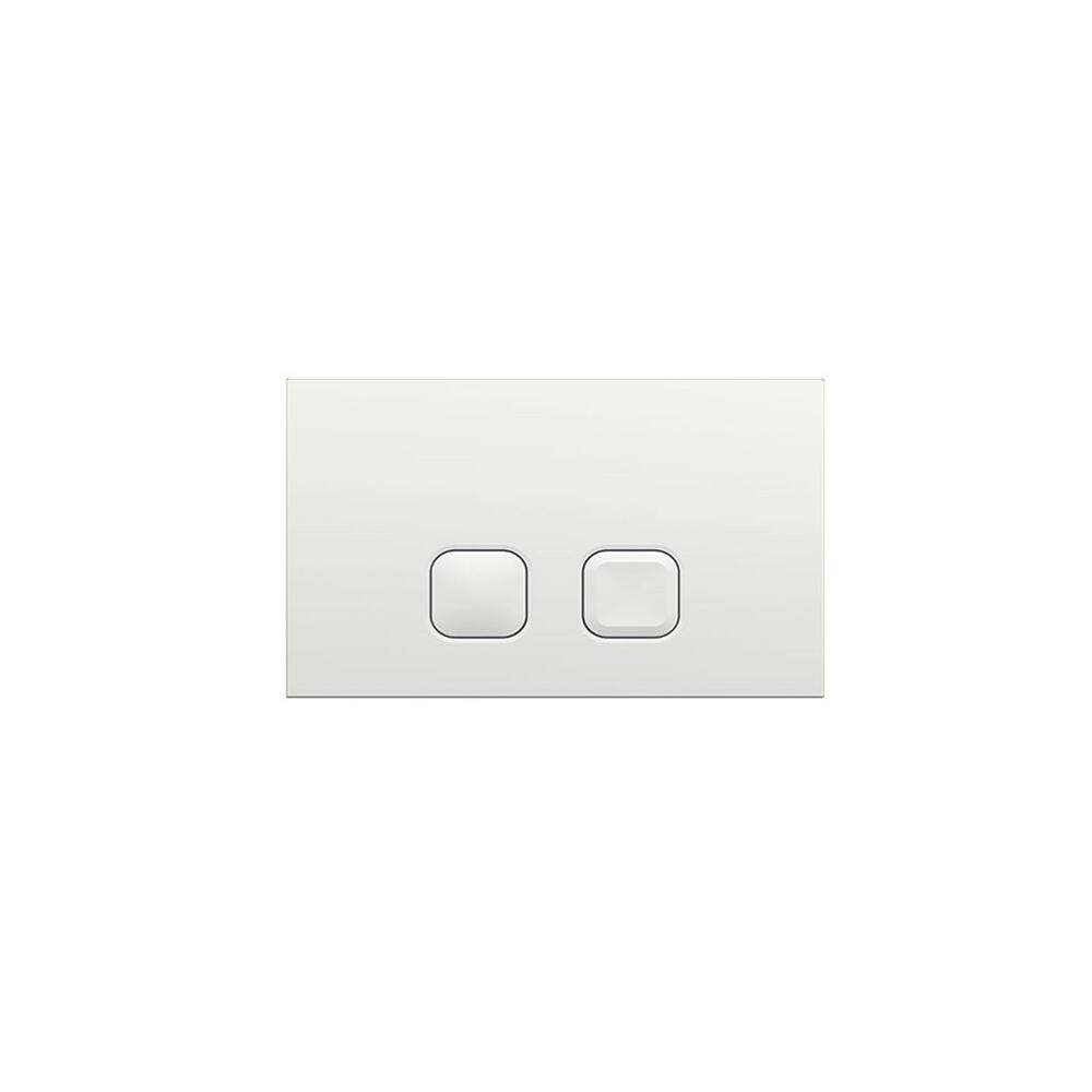 Placa de Accionamiento Color Blanco de 150x230mm para WC con Cisternas Empotrable - Cluo