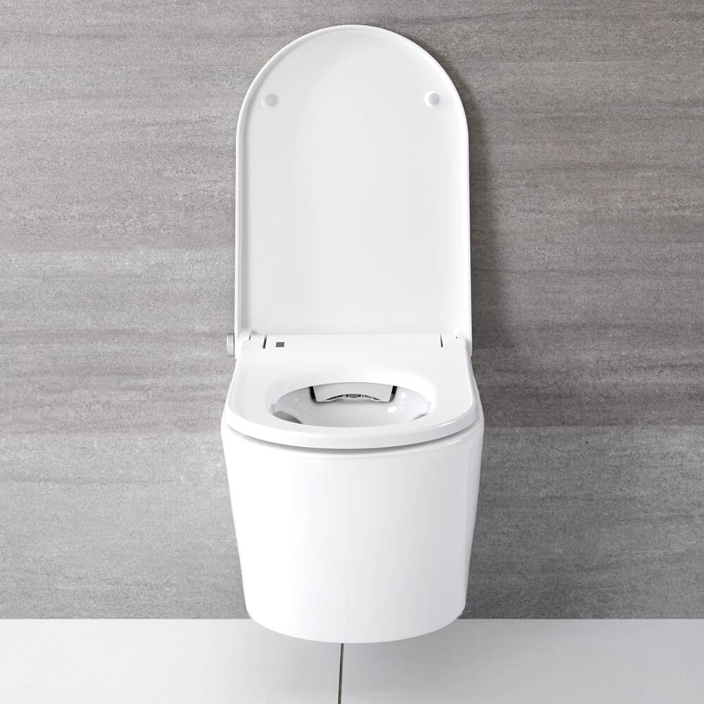 WC Japonés Mural con Función Inodoro-Bidé Inteligente - Hirayu