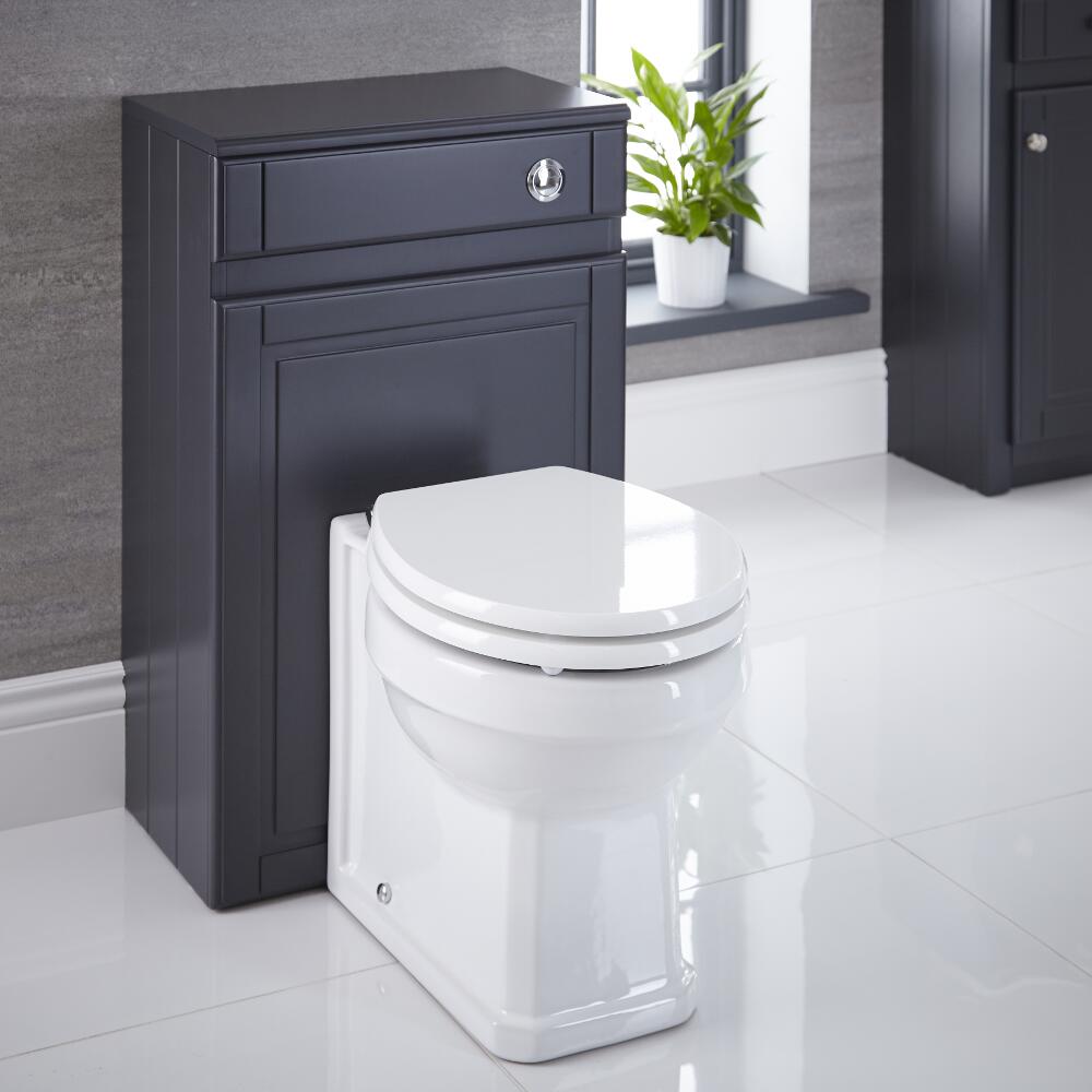 Mueble de Baño Tradicional Color Antracita 500mm para WC - Charlton
