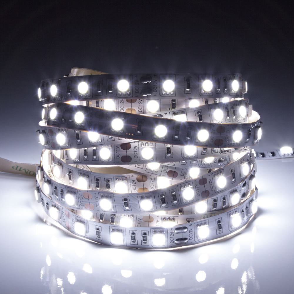 Biard Tira de Luces LED 5050 de 5 Metros Blanco Ultra Frío
