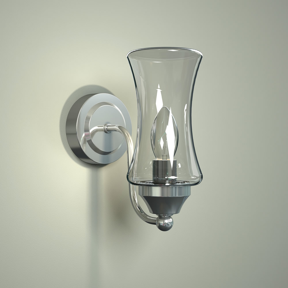 Aplique Mural Con Brazo Curvo Para Cuarto de Baño – Almsee