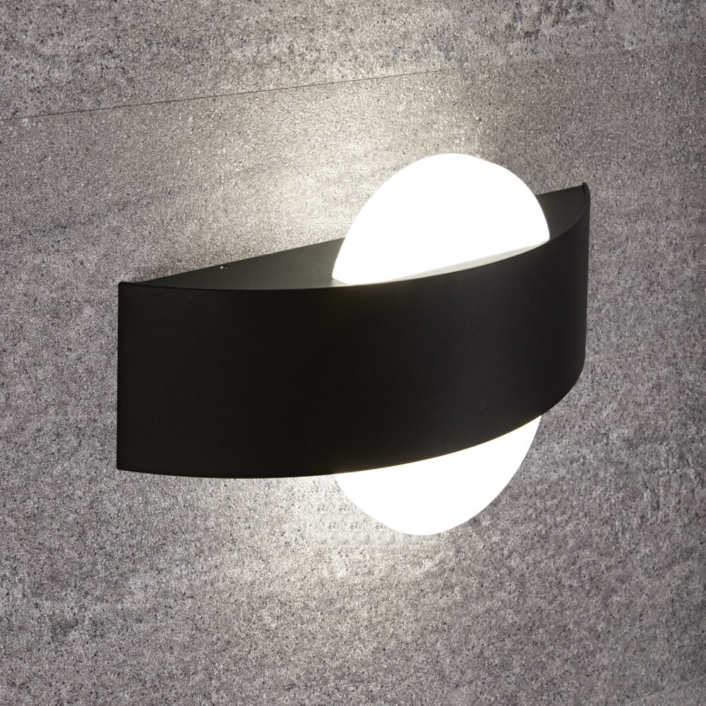 Biard Apliqué de Pared Negro para Cuarto de Baño LED 11W Equivalente a 34 Vatios- Aqua