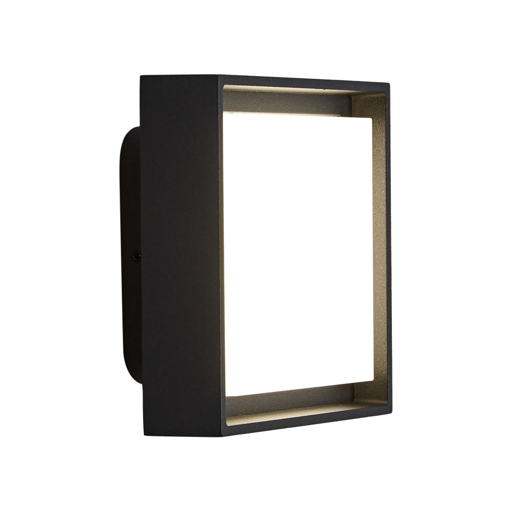Aplique de Pared con Acabado de Color Negro o Antracita IP65 - Turín