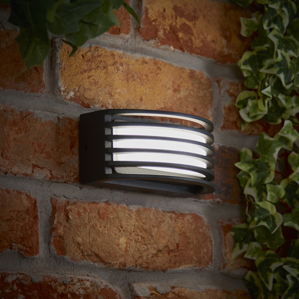 Aplique de Pared para Exteriores Acabado de Color Negro o Antracita IP65 - Soria