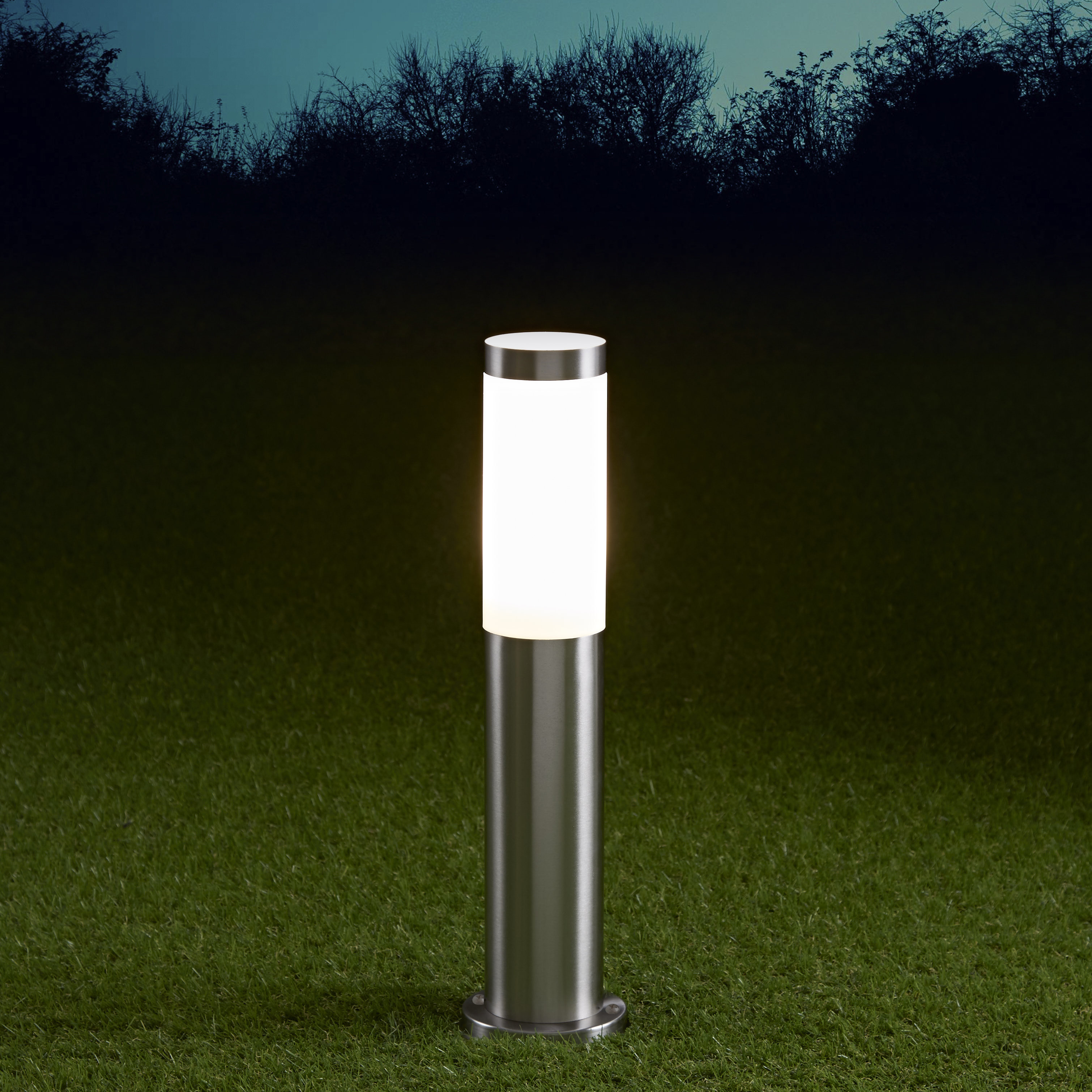 Biard Sobremuro LED 6W 450mm para Exteriores de Acero Inoxidable con Bombilla E27 - Le Mans